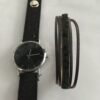 Horlogeset met bijpassende armband grijs-zwart