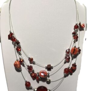 Ketting laagjes rood