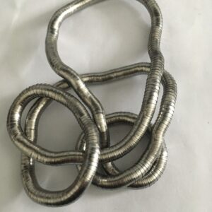 Buigketting/slangketting zilverkleurig