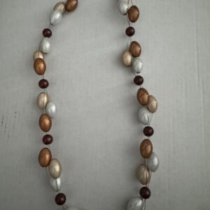 Ketting 3D Miracle Beads bruintinten