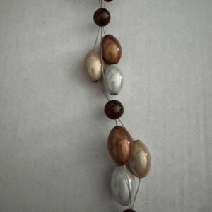 Ketting 3D Miracle Beads bruintinten