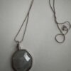 Ketting lang met hanger natuursteen