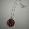Ketting lang met hanger natuursteen