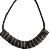 Spiraalketting blauw/antraciet/wit