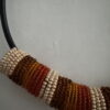 Spiraalketting bruin/crème/goudkleurig