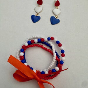 Koningsdagset met oorbellen en armbandenset