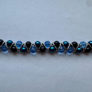 Zigzagarmband 3 soorten blauw