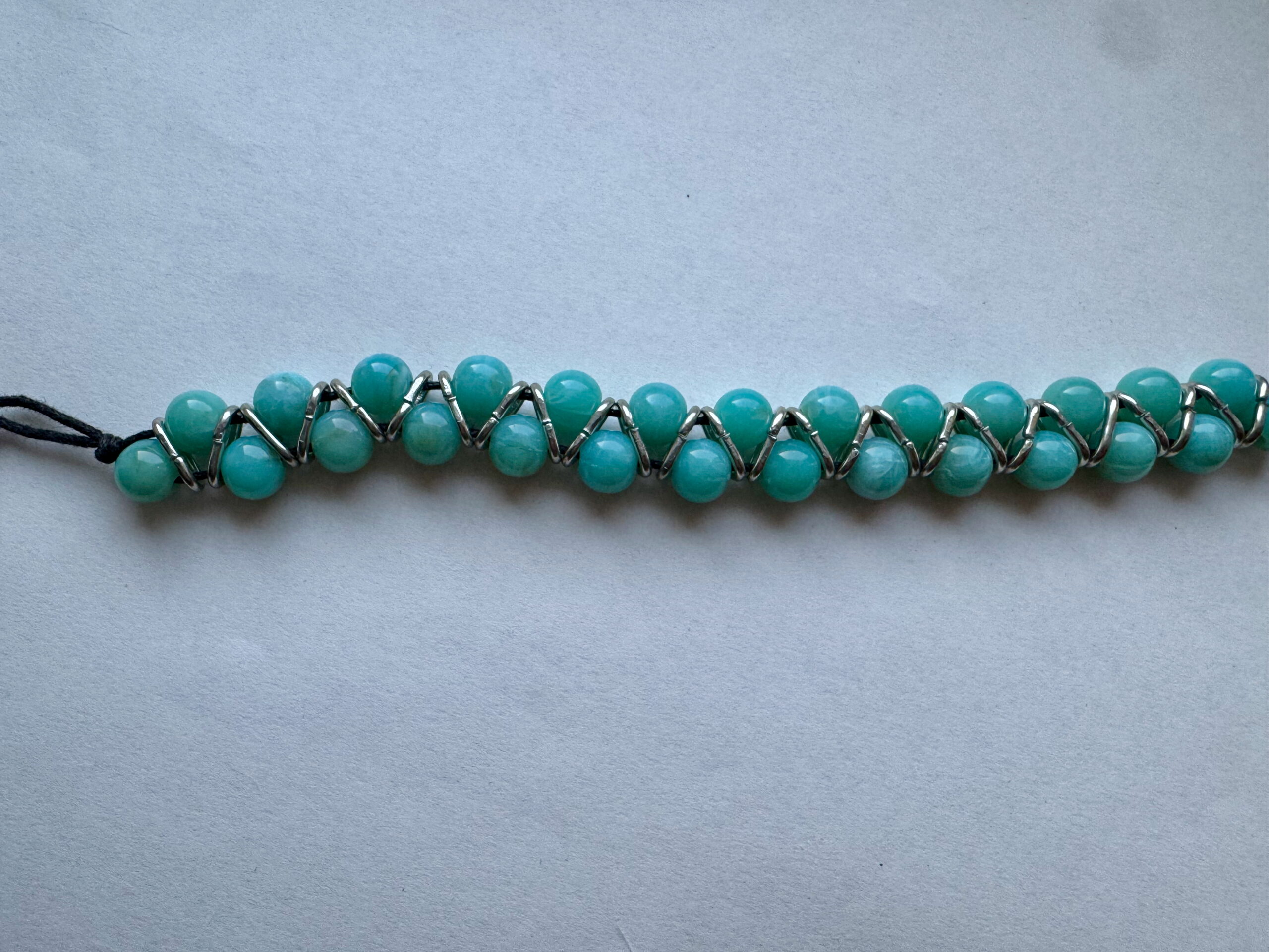 Zigzagarmband turquoise