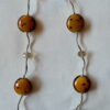 Ketting met glaskralen, facetkralen en buisjes