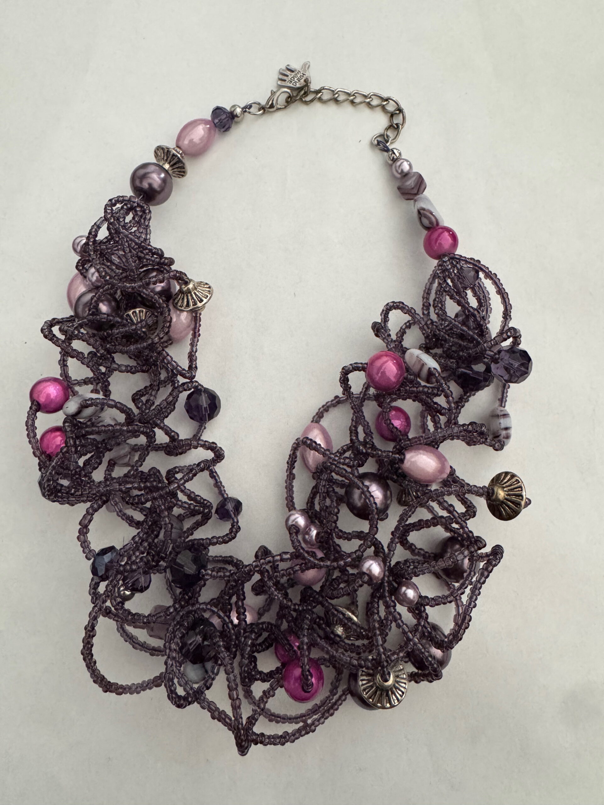 Kreukelketting paars