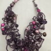 Kreukelketting paars