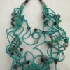 Kreukelketting turquoise