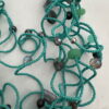 Kreukelketting turquoise