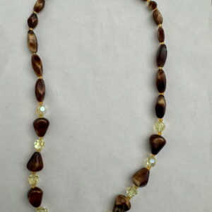 Ketting bruin met draaisluiting