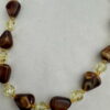 Ketting bruin met draaisluiting