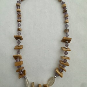 Ketting bruin met draaisluiting