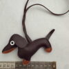 Teckel hanger kunstleer