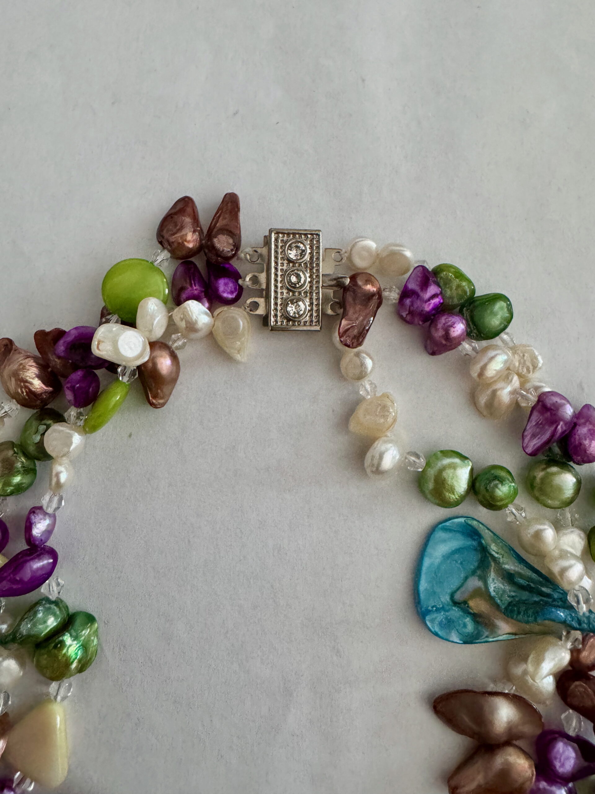 Choker schelpkralen en pareltjes