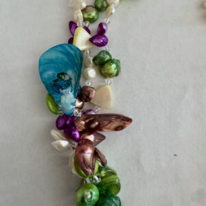 Choker schelpkralen en pareltjes