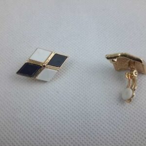 Clipoorbel zwart wit ruitvorm