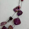 Ketting schelp fuchsia