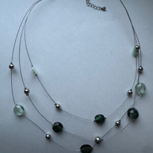 Ketting laagjes met glaskralen