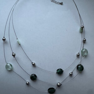 Ketting laagjes met glaskralen