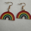 Oorbel hanger regenboog