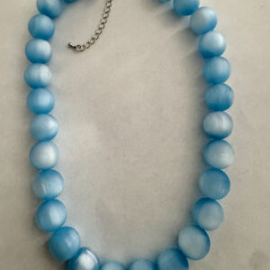 Ketting lichtblauw 3D