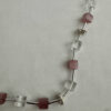 Ketting blokjes en buisjes roze