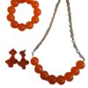 Sieradenset Koningsdag (ketting, armband en bijpassende oorbellen)
