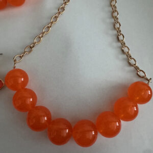 Sieradenset Koningsdag (ketting, armband en bijpassende oorbellen)