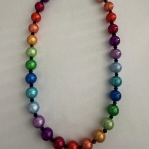 Ketting 3D bonte kleuren