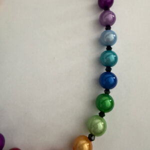 Ketting 3D bonte kleuren