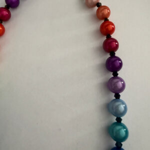 Ketting 3D bonte kleuren