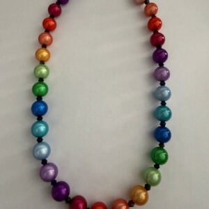 Ketting 3D bonte kleuren