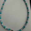 Zonnebrilkoord met ring turquoise 3d kralen