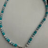 Zonnebrilkoord met ring turquoise 3d kralen
