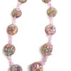 Ketting roze met paars