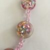 Ketting roze met paars