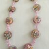 Ketting roze met paars