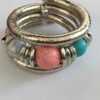 Slangarmband set van 3 mix kleur