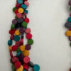 Laagjesketting houten kralen bont